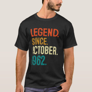 60. Geburtstag 60 Jahre alte Legende seit 1. Oktob T-Shirt