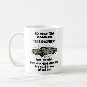 60. Geburtstag Banger Liebe Vintage Car Retro Kaffeetasse