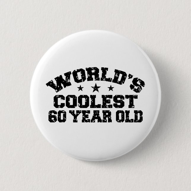 60. Geburtstag Button (Vorderseite)