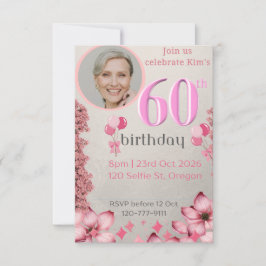 60. Geburtstag Einladung