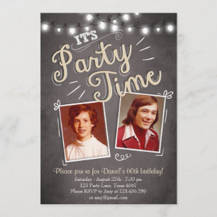 60. Geburtstag Einladung Vintag 60 Geburtstag