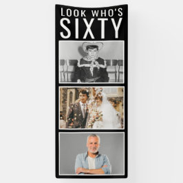 60. Geburtstag Foto Banner