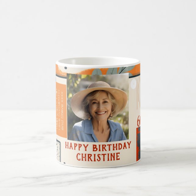 60. Geburtstag Foto Tasse 003 (Mittel)