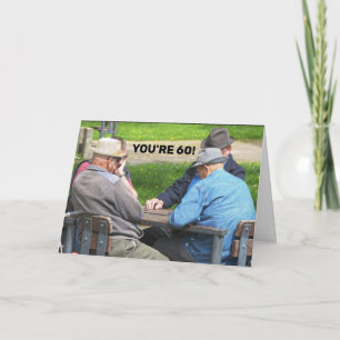 60. GEBURTSTAG FÜR IHN FUNNY CARDS KARTE