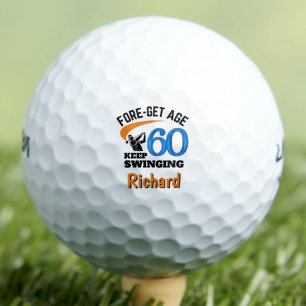 60. Geburtstag für Vater - 60 Jahre Cooles blaues Golfball