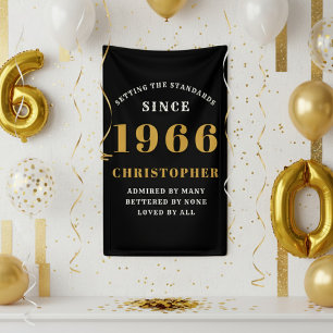 60. Geburtstag Geboren 1966 Namen hinzufügen Schwa Banner