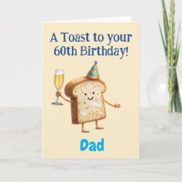60. Geburtstag Glückwünsche an Papa, Lustig  Karte