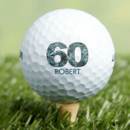 60. Geburtstag Golfbälle 60 Jahre Golfergeschenk