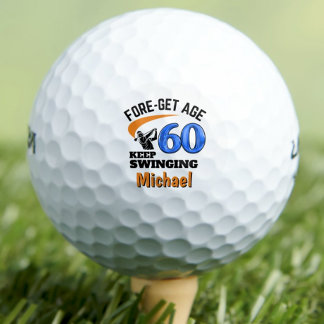 60. Geburtstag Golfbälle 60 Jahre lustiges Geschen