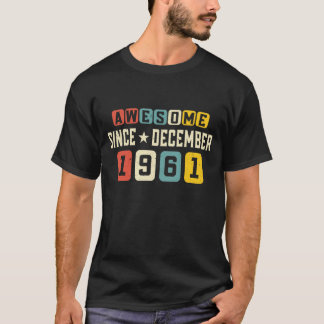 60. Geburtstag im Dezember 1961 T-Shirt