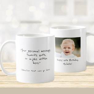 60. Geburtstag individuelle Foto- und Nachrichtent Kaffeetasse