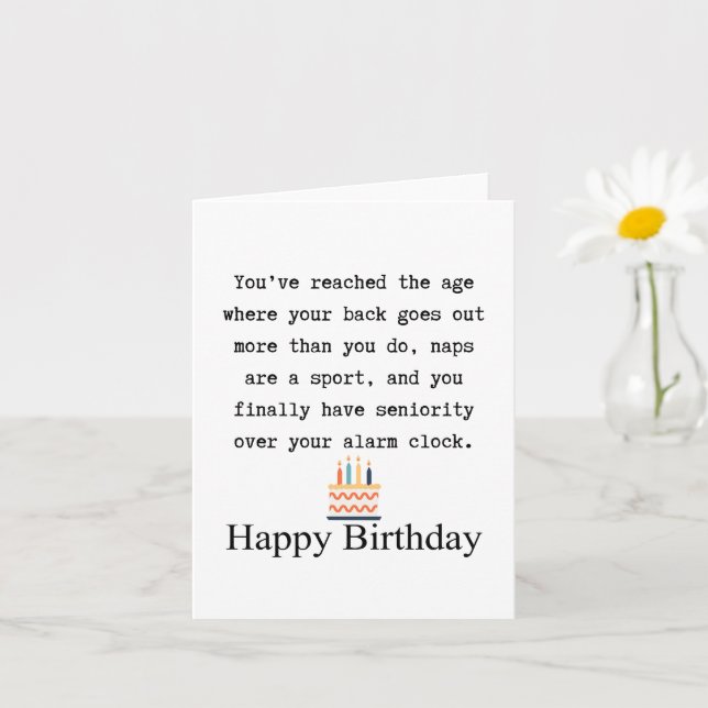 60. Geburtstag Karte (Kleine Pflanze)