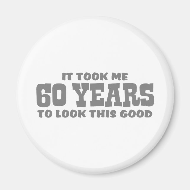 60. Geburtstag Magnet (Vorne)