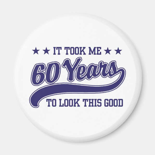 60. Geburtstag Magnet (Vorne)