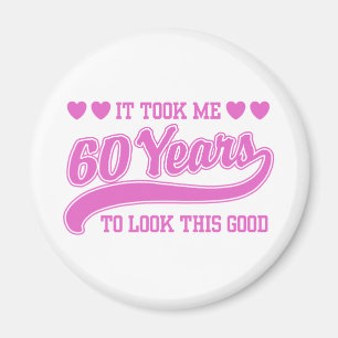 60. Geburtstag Magnet
