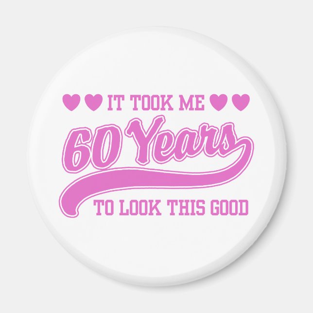 60. Geburtstag Magnet (Vorne)