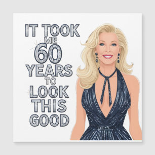 60. Geburtstag Mama Magnetkarte