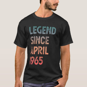 60. Geburtstag Männer Frauen Legende seit April 20 T-Shirt