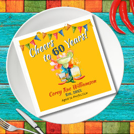 60. Geburtstag mexikanische Fiesta jubelt bis 60 J Serviette