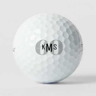 60. Geburtstag Monogram Titleist Pro V1 Golf Balls Golfball