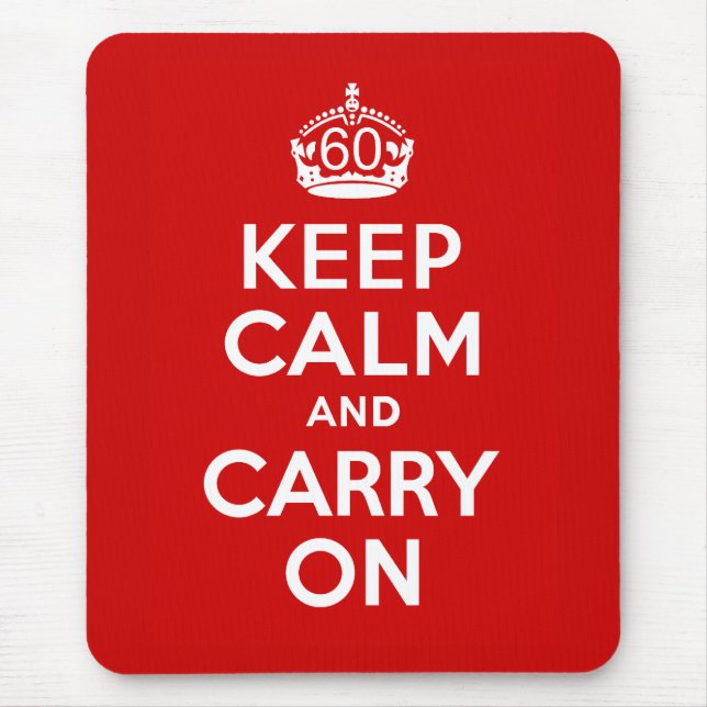 60. Geburtstag Mousepad (Vorne)