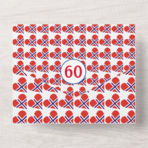 60. Geburtstag Norwegische Herzflagge rot