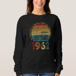 60. Geburtstag Phantastisch seit September 1962 60 Sweatshirt