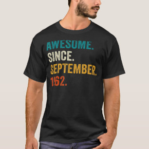 60. Geburtstag Phantastisch seit September 1962 60 T-Shirt
