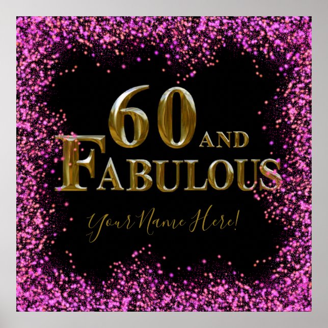 60. Geburtstag  Poster (Vorne)