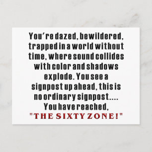 60. Geburtstag Postkarte