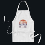 60. Geburtstag Retro Sunset Schürze<br><div class="desc">Ein farbenfroher Vintager Stil für phantastische Männer und Frauen,  die einen Meilenstein ihres Geburtstages feiern,  mit Retro-Farbschema.</div>