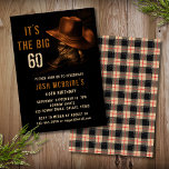 60. Geburtstag Rustikaler Cowboy-Hut und Lederstie Einladung<br><div class="desc">Dieses Design verfügt über ein Paar Ledercowboy-Stiefel mit Hut und Ihre personalisierten 60. Geburtstag Party Einladung Informationen unten. Personalisieren Sie den Text,  indem Sie ihn bearbeiten oder löschen in den Textfeldern #Party #invitations #lädt #60.00 Geburtstag #Geburtstag #Geburtstagsparty #60. #partyinvitations #personalized invitations</div>