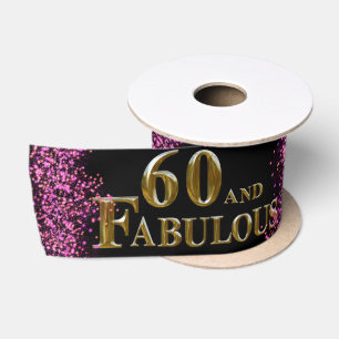 60. Geburtstag  Satinband