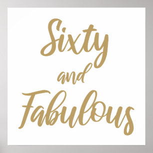 60. Geburtstag Spaß Poster