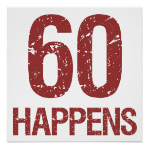 60. Geburtstag Spaß Poster