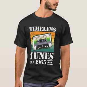 60. Geburtstag TIMELESS TUNES 1965 Lustiges Retro T-Shirt