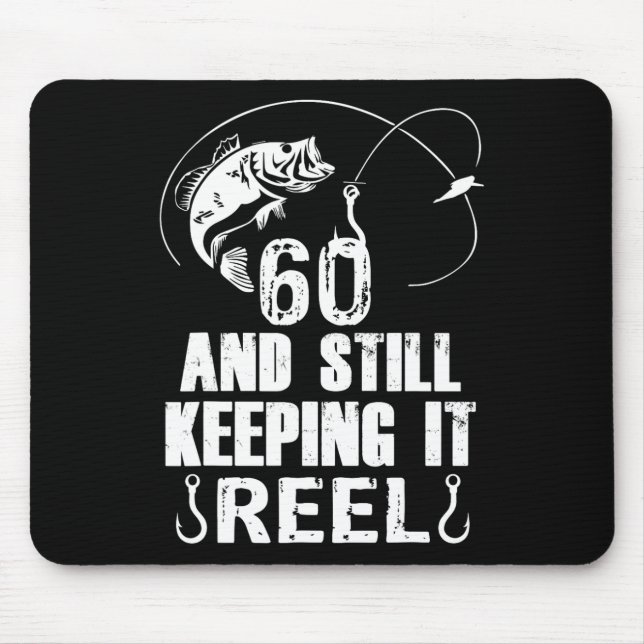 60. Geburtstag und immer noch Behaltend es reel Fi Mousepad (Vorne)