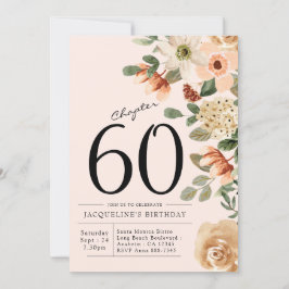 60. Geburtstag Vintag Einladung