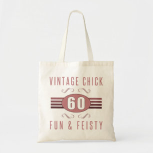 60. Geburtstag Vintage Chick Tragetasche