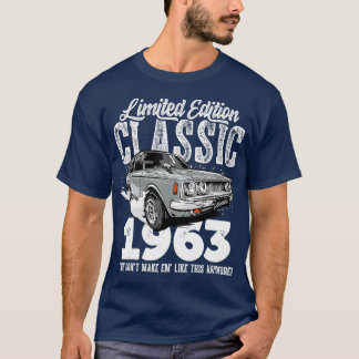60. Geburtstag Vintage Oldtimer 1963 Bday 60 Jahre T-Shirt