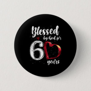 60. Geburtstag Von Gott Gesegnet Für 60 Jahre Gebu Button
