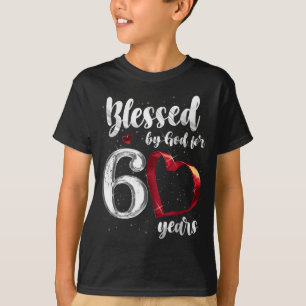60. Geburtstag Von Gott Gesegnet Für 60 Jahre Gebu T-Shirt