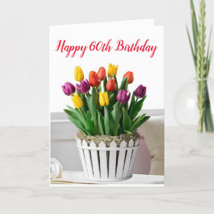 **60. GEBURTSTAG** WÜNSCHT SICH NACH EINEM SCHÖNEN KARTE