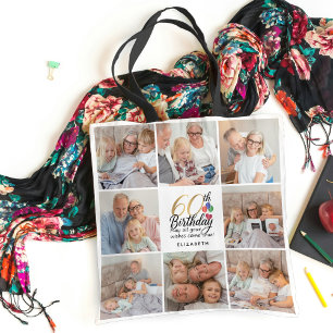 60. Geburtstags-Fotocollage Oma Mutter Geschenke