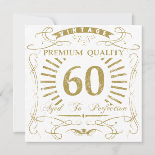 60. Geburtstags-Gag-Geschenk Karte