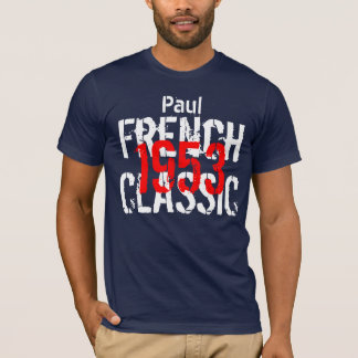 60. Geburtstags-Geschenk des französischen T-Shirt