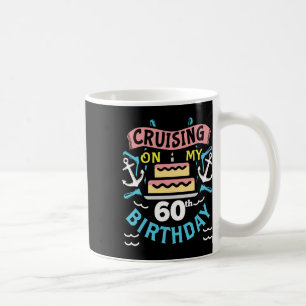 60. Geburtstags-Kreuzfahrt-Geschenk Männer Frauen Kaffeetasse