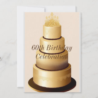 60. Geburtstagsfeier Einladung