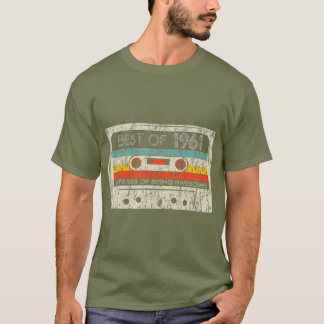 60. Geburtstagsgeschenke Best of 1961 Retro Vintag T-Shirt