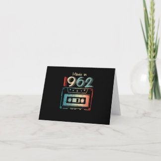60 Geburtstagsgeschenke Jahr alt 1962 Kassette Einladung